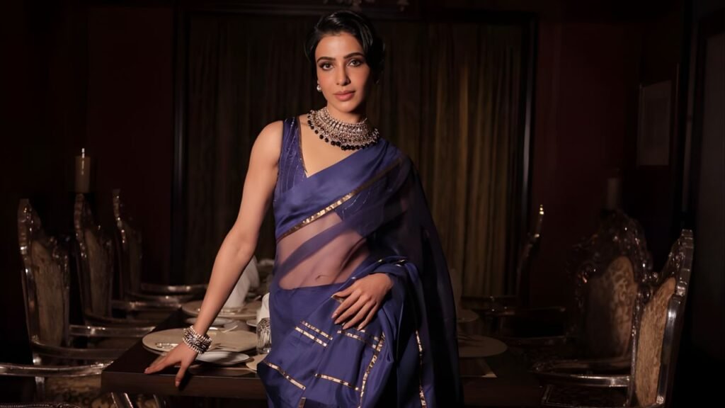 Samantha Ruth Prabhu Redefines Festive Royalty In Eka’s Patchwork Saree