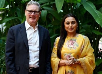 Rani Mukerji Hosts UK PM