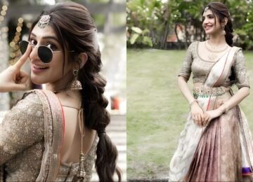 Sreeleela’s Kanjeevaram Half Saree Look Redefines South Indian Bridal Elegance
