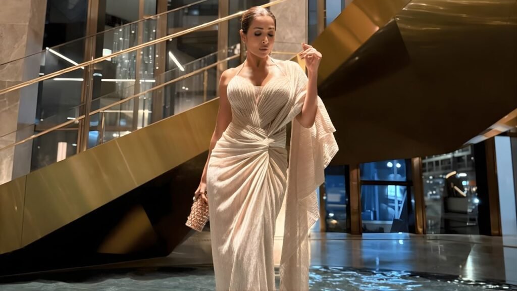 Malaika Arora Dazzles in a Pearl-Draped Tarun Tahiliani Gown Worth ₹1.05 Lakh