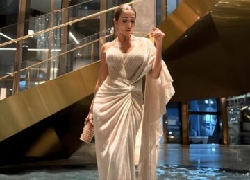 Malaika Arora Dazzles in a Pearl-Draped Tarun Tahiliani Gown Worth ₹1.05 Lakh