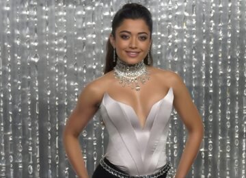 Rashmika Mandanna Dazzles in Swarovski Debut at Star-Studded LA Event