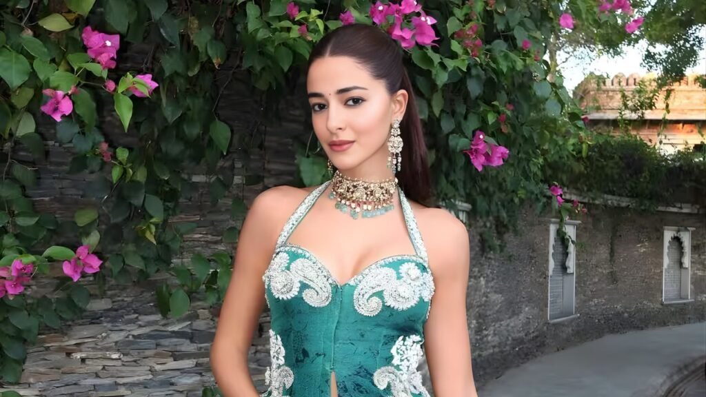 Ananya Panday’s Teal-Emerald Wedding Guest Look Is a Masterclass in Modern Festive Glamour