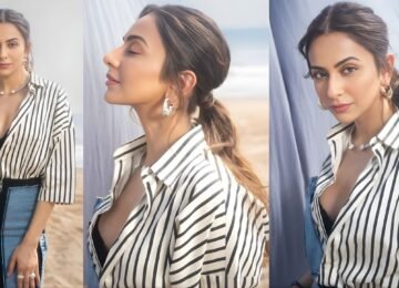 Rakul Preet Singh Turns Heads in Rs 51K Denim Co-ord for De De Pyaar De 2 Promotions