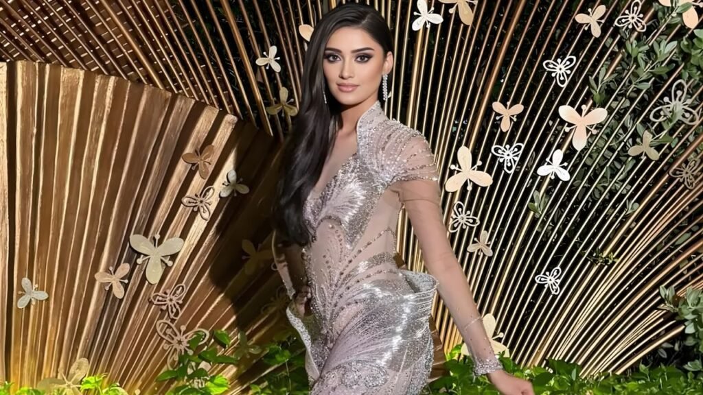 Miss India Manika Vishwakarma Dominates Miss Universe 2025 in a Crystal-Studded Silver Gown