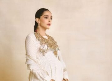 Mom-to-Be Sonam Kapoor Dazzles in Rahul Mishra Design, Leaves Fans Saying ‘Beautiful Mumma’