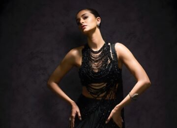 Ananya Panday’s ₹1.95 Lakh Modern Saree Gown Is the Season’s Most Striking Fashion Statement