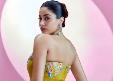 Janhvi Kapoor’s Bold Lime Green Ensemble by Anamika Khanna Sets Wedding-Season Goals