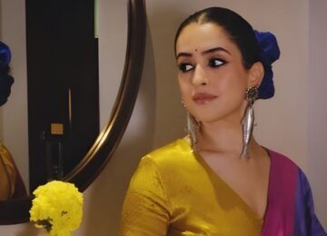 Sanya Malhotra, In Purple-Pink Saree, Proves She’s a True Beauty Icon