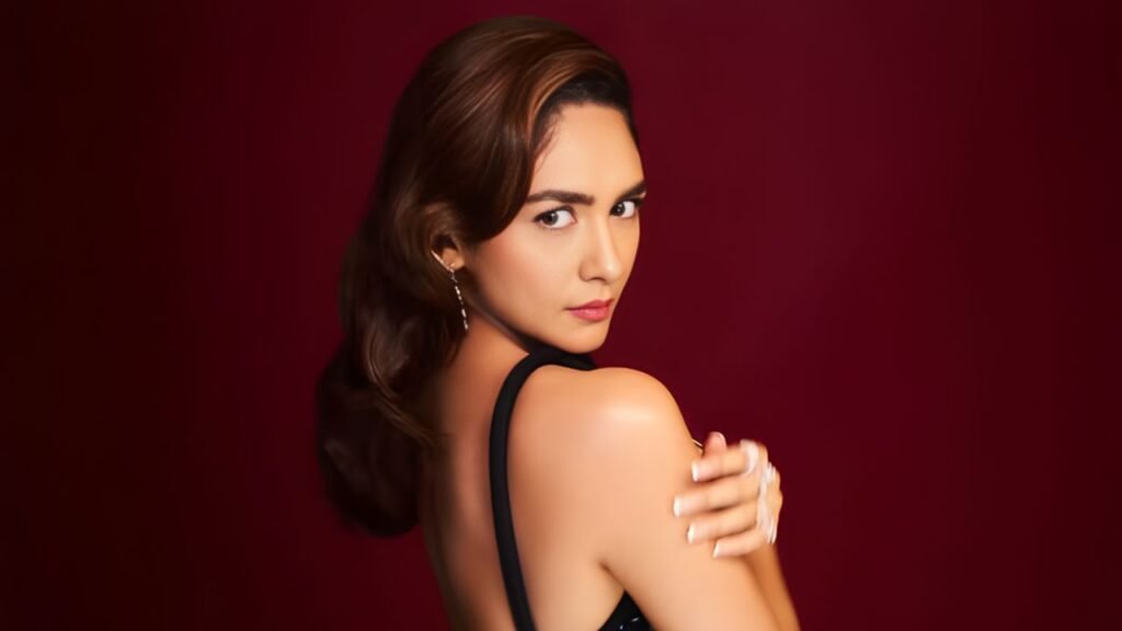 Mrunal Thakur Turns Up the Glam in a Dazzling Gemy Maalouf Shimmer Gown