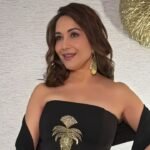 Madhuri Dixit Redefines Evening Elegance In A Sculpted Black House Of Masaba Ensemble