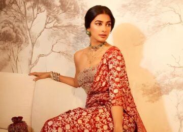 Pooja Hegde Brings Regal Vibes With Benarasi Brocade Saree Gown, Says ‘Feeling Like A Princess’