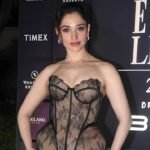 Tamannaah Bhatia Steps Out In A ₹4.65 Lakh Surya Sarkar Lace Couture Gown, Redefines Modern Red-Carpet Glamour