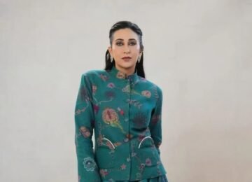 Karisma Kapoor Redefines Modern Royalty In A Stunning Turquoise Siddhartha Bansal Ensemble