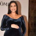 Sonam Kapoor Flaunts Baby Bump in Stunning Blue Velvet Gown as Lancôme Names Her Brand Ambassador