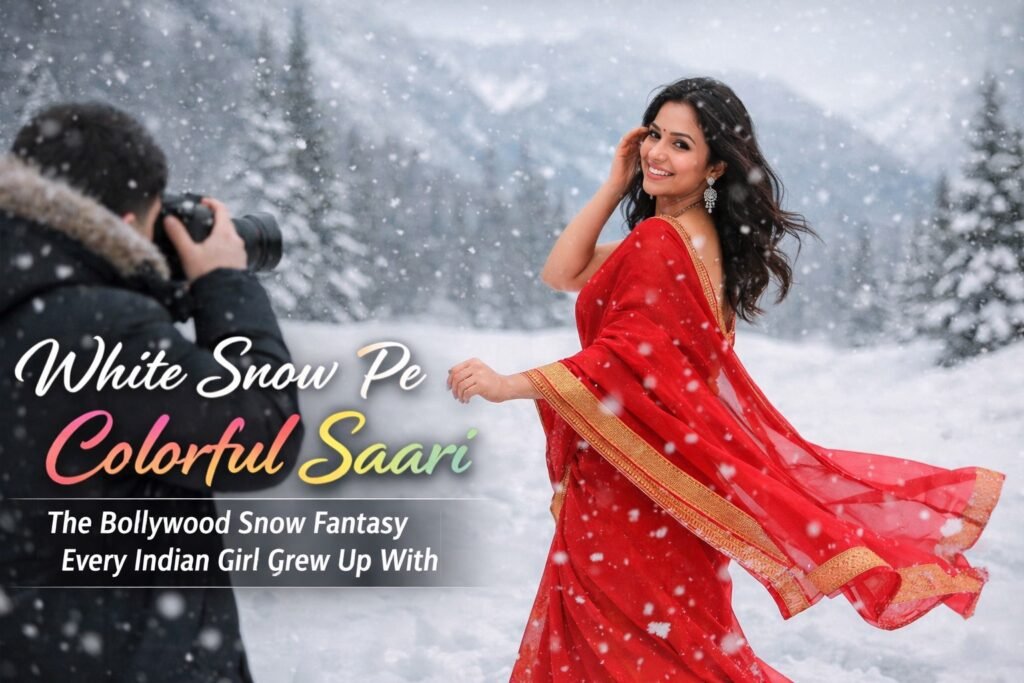 White Snow Pe Colorful Saari