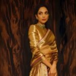 Sobhita Dhulipala Turns Heads in a Zardozi-Embellished Manish Malhotra Tissue Saree