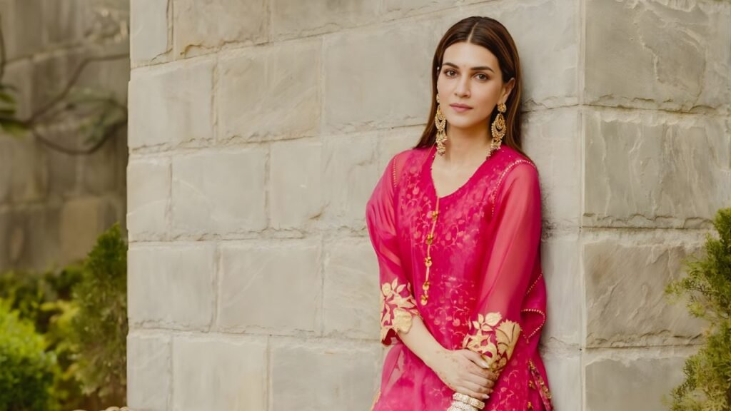 Kriti Sanon Steps Out in Fizzy Goblet’s Golden Girl Juttis — A Perfect Blend of Tradition and Modern Charm
