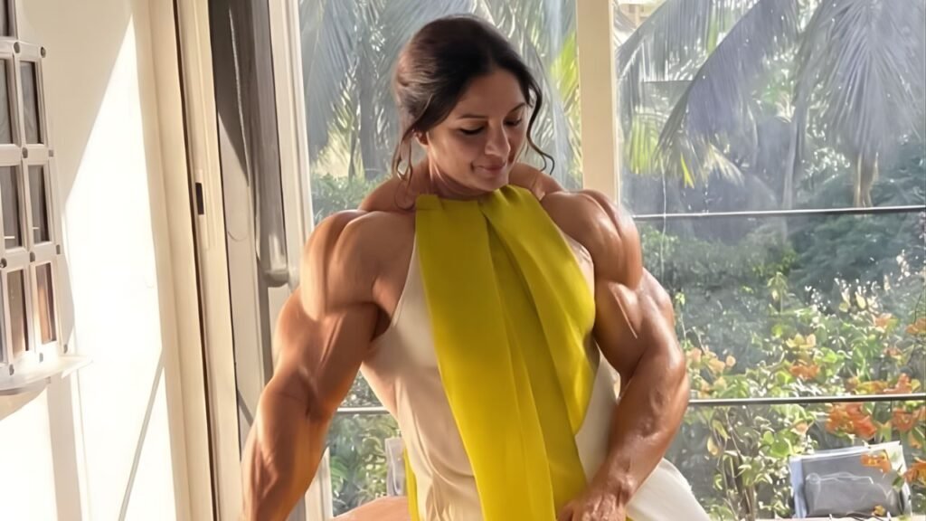Neena Gupta Embraces AI Trend With ‘Muscle Mommy’ Avatar