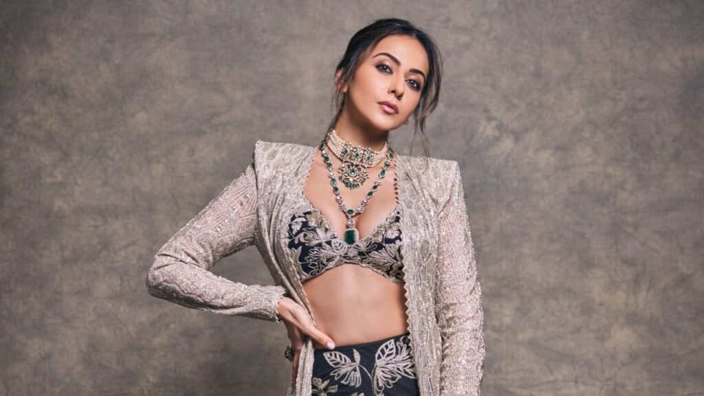 Rakul Preet Singh Steps Out in Fizzy Goblet for Nupur Sanon and Stebin Ben’s Reception