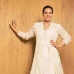 Kajol Devgan Showcases Modern Indian Elegance in Rohit Gandhi + Rahul Khanna