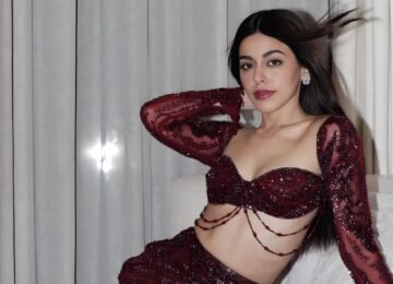 Alaya F’s Oxblood Lehenga Moment Shows How Eveningwear Is Quietly Evolving