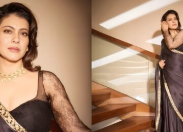 Kajol’s All-Black Glam Steals the Show at Gustaakh Ishq Premiere