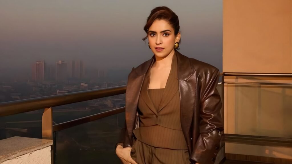 Sanya Malhotra’s Leather Trench Look Is a Masterclass in Quiet Power Dressing