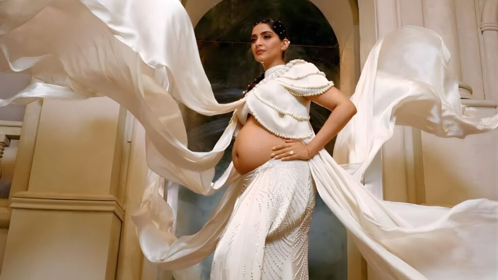 Sonam Kapoor’s Ivory Maternity Look Is Peak Modern Motherhood