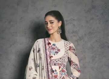 Ananya Panday Multicolour Torani Anarkali Suit: A Modern Desi Statement