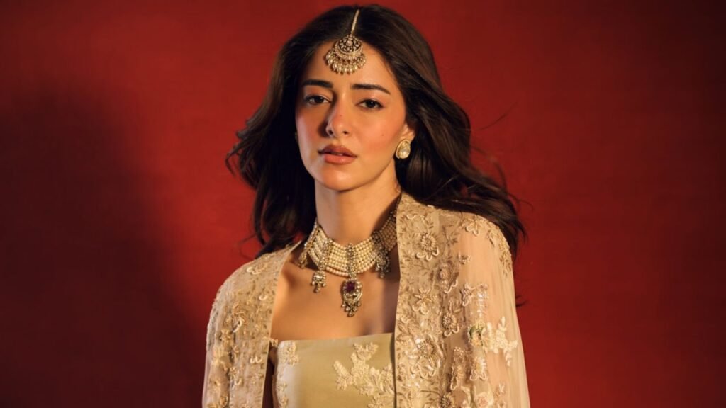 Ananya Panday Turns Heads in Anamika Khanna, Styled by Priyanka Kapadia