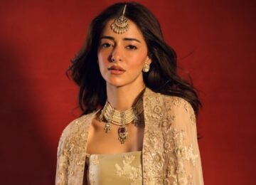 Ananya Panday Turns Heads in Anamika Khanna, Styled by Priyanka Kapadia