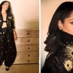 Masaba Gupta Turns Heads in Embellished Bomber Jacket at Vogue Event