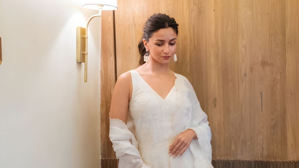 Alia Bhatt Farshi Salwar Look Redefines Regal Elegance In All-White Torani Ensemble
