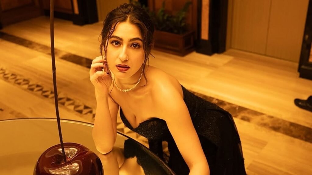 Sara Ali Khan Stuns in Black Gown: Minimal Glam Look Wins Big on Style Meter