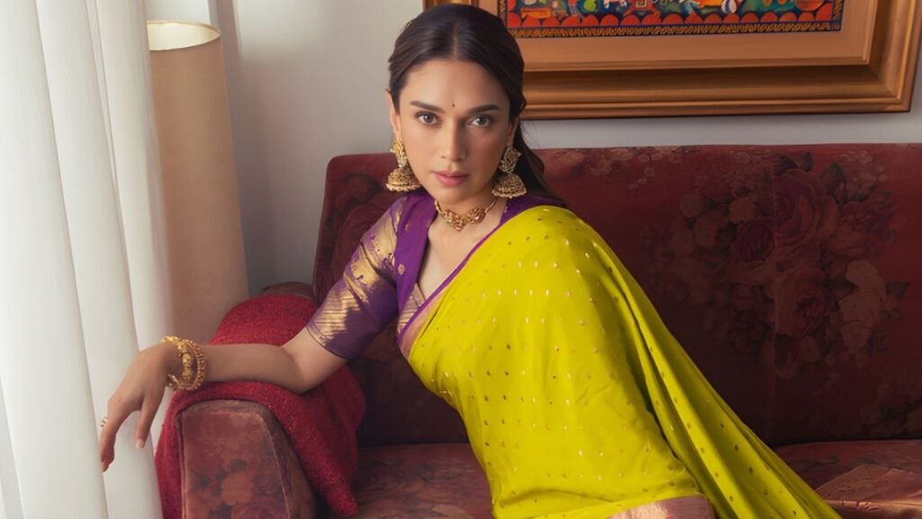 Aditi Rao Hydari Shocks With Stunning Kanjeevaram Silk Lehenga Look