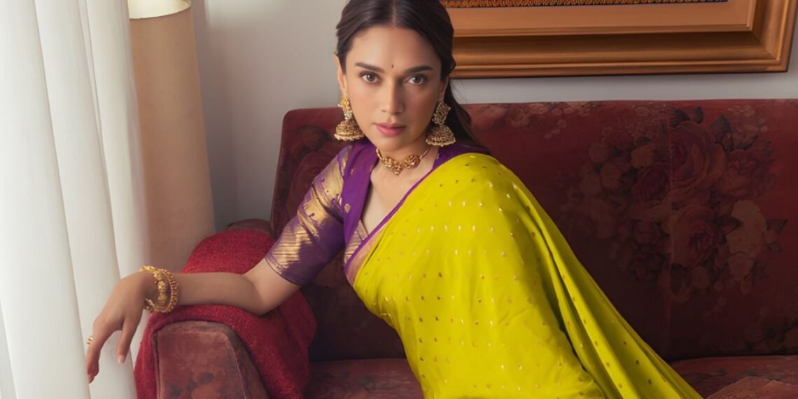 Aditi Rao Hydari Shocks With Stunning Kanjeevaram Silk Lehenga Look