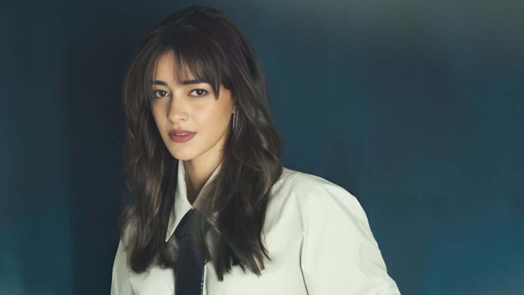 Ananya Panday Reinvents Corporate Dressing — Black Tie, Capris and a Rolex