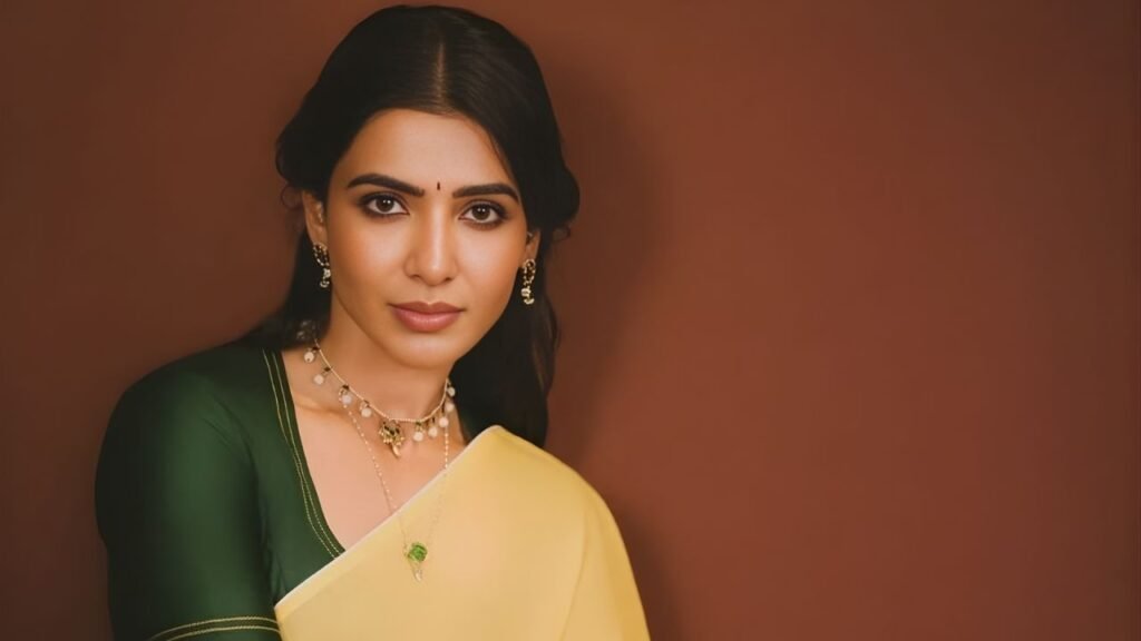 Samantha Ruth Prabhu's Kasavu Saree for Bapu Bomma Is a Masterclass in Quiet Elegance