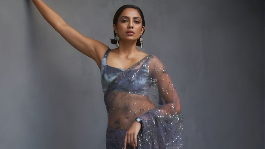 Sobhita Dhulipala’s Celestial Blue Sabyasachi Saree Turns Heads