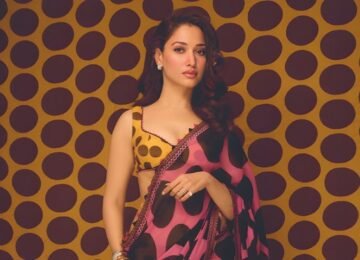 Tamannaah Bhatia Torani saree look has captured attention online, with early reports confirming the actress delivered a striking retro-inspired fashion moment.