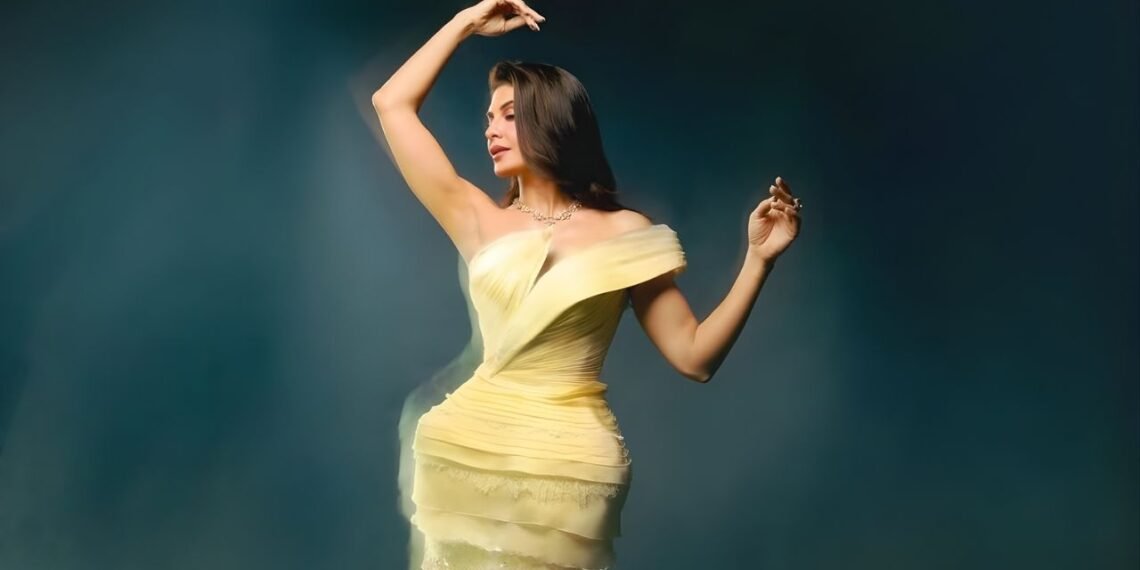 Jacqueline Fernandez Butter Yellow Gown Turns Heads At Awards Night