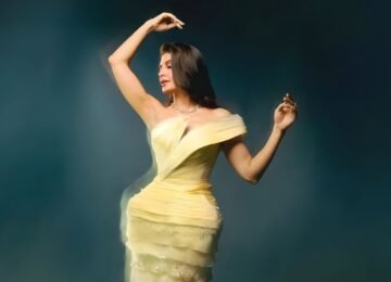 Jacqueline Fernandez Butter Yellow Gown Turns Heads At Awards Night