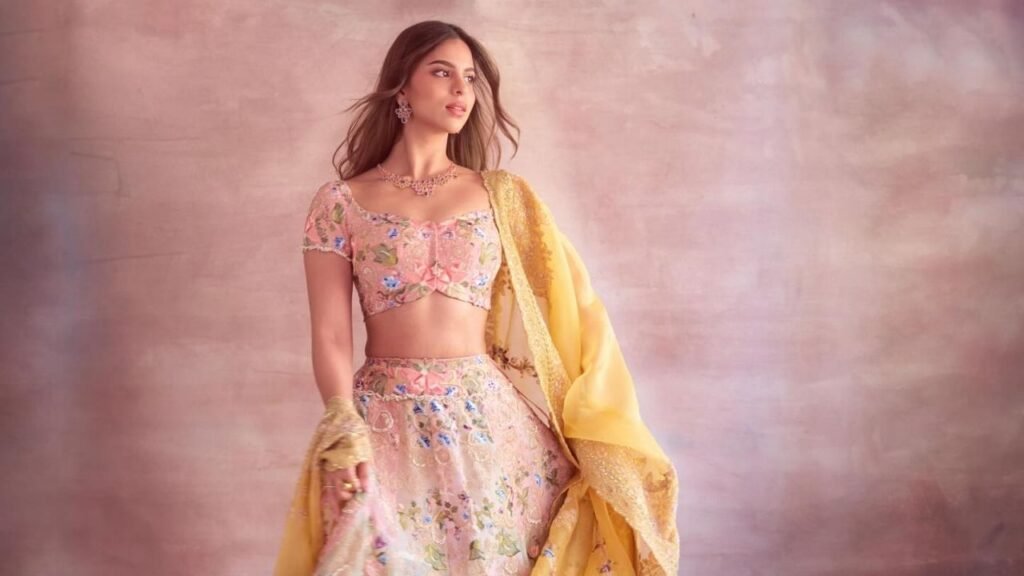Suhana Khan’s Romantic Pastel Lehenga Is Pure Wedding Fashion Goals