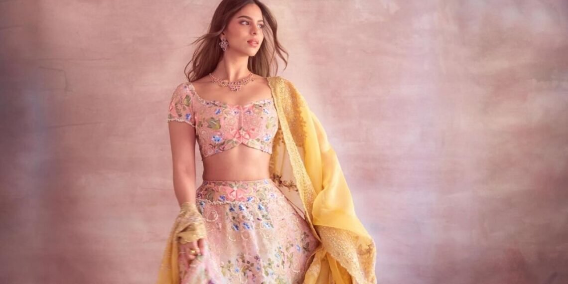 Suhana Khan’s Romantic Pastel Lehenga Is Pure Wedding Fashion Goals
