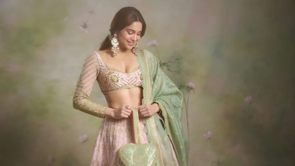 Sharvari Stuns in Torani Lehenga Inspired by the Eternal Poetry of Raas Leela