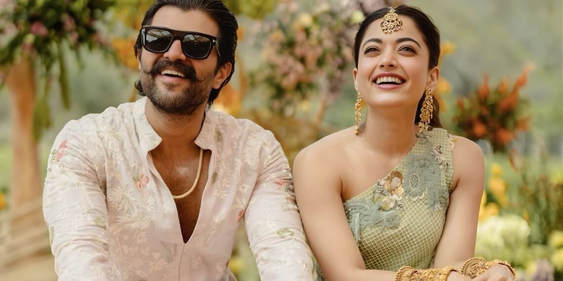 Vijay Deverakonda and Rashmika Mandanna Glow in Custom Anamika Khanna for Their Haldi Ceremony