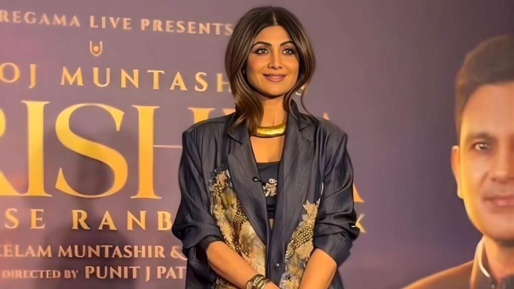 Shilpa Shetty Turns Heads in AK|OK – Anamika Khanna at NMACC Event, Styled by Chandani Mehta