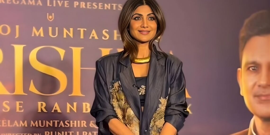 Shilpa Shetty Turns Heads in AK|OK – Anamika Khanna at NMACC Event, Styled by Chandani Mehta