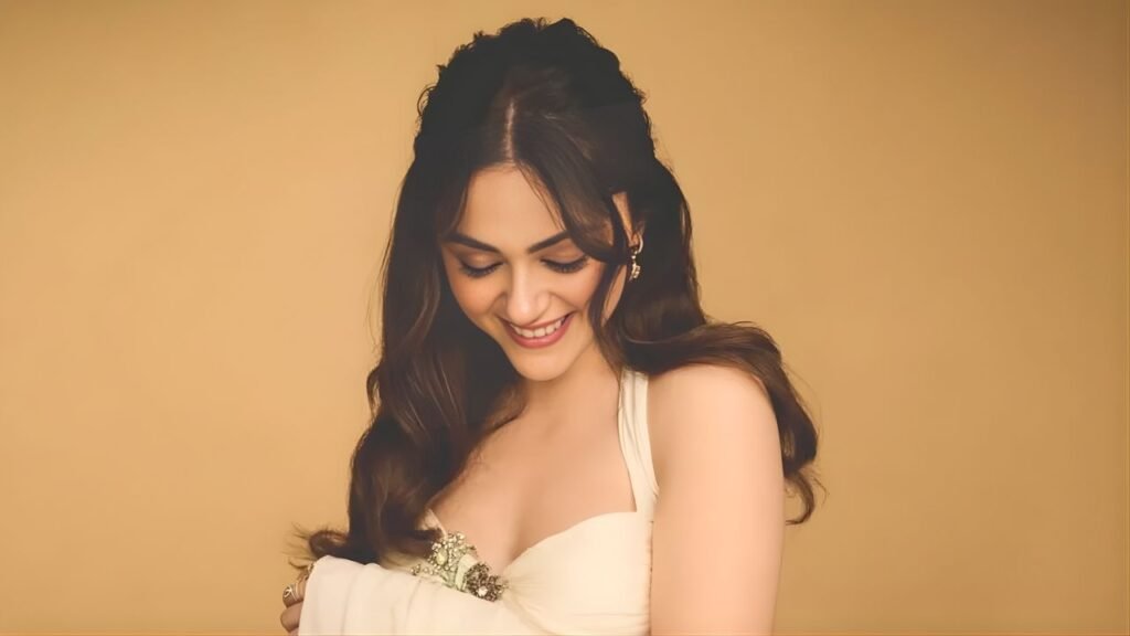 Aneet Padda Ivory Gauri & Nainika Saree Stunning Minimalist Details